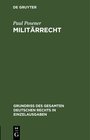 Buchcover Militärrecht