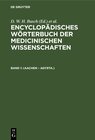 Buchcover Encyclopädisches Wörterbuch der medicinischen Wissenschaften / (Aachen – Agyrta.)