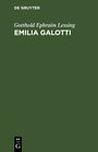 Buchcover Emilia Galotti