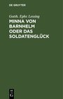 Buchcover Minna von Barnhelm oder das Soldatenglück