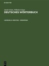 Buchcover Jakob Grimm; Wilhelm Grimm: Deutsches Wörterbuch. Deutsches Wörterbuch,... / Versitzen – Versprühen