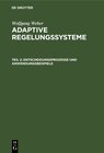 Buchcover Wolfgang Weber: Adaptive Regelungssysteme / Entscheidungsprozesse und Anwendungsbeispiele