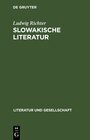 Buchcover Slowakische Literatur