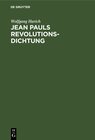 Buchcover Jean Pauls Revolutionsdichtung