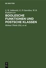 Buchcover Boolesche Funktionen und Postsche Klassen