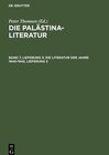 Buchcover Die Palästina-Literatur / Die Literatur der Jahre 1940-1945, Lieferung 3