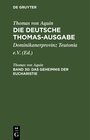 Buchcover Thomas von Aquin: Die deutsche Thomas-Ausgabe / Das Geheimnis der Eucharistie
