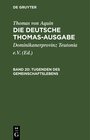 Buchcover Thomas von Aquin: Die deutsche Thomas-Ausgabe / Tugenden des Gemeinschaftslebens