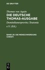 Buchcover Thomas von Aquin: Die deutsche Thomas-Ausgabe / Die Menschwerdung Christi