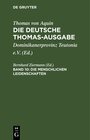 Buchcover Thomas von Aquin: Die deutsche Thomas-Ausgabe / Die Menschlichen Leidenschaften