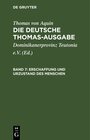 Buchcover Thomas von Aquin: Die deutsche Thomas-Ausgabe / Erschaffung und Urzustand des Menschen