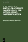 Buchcover Encyclopädisches Wörterbuch der medicinischen Wissenschaften / (Blutgesässe – Cardialgia.)