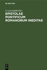 Buchcover Epistolae Pontificum Romanorum Ineditae