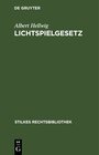 Buchcover Lichtspielgesetz