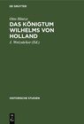Buchcover Das Königtum Wilhelms von Holland