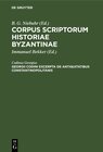 Buchcover Corpus scriptorum historiae Byzantinae / Georgii Codini excerpta de antiquitatibus Constantinopolitanis