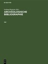 Buchcover Archäologische Bibliographie / 1961
