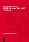 Buchcover Kommunikation und Wissen