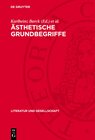 Buchcover Ästhetische Grundbegriffe