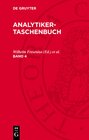 Buchcover Analytiker-Taschenbuch / Analytiker-Taschenbuch. Band 4