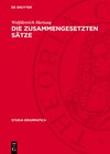 Buchcover Die zusammengesetzten Sätze