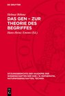 Buchcover Das Gen – Zur Theorie des Begriffes