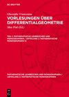 Buchcover Gheorghe Vranceanu: Vorlesungen über Differentialgeometrie / Gheorghe Vranceanu: Vorlesungen über Differentialgeometrie.