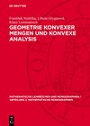 Buchcover Geometrie konvexer Mengen und konvexe Analysis