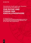 Buchcover Tagung der Physikalischen Gesellschaft in der Deutschen Demokratischen Republik vom 26.–29. April 1959 in Greifswald