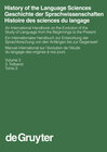 Buchcover History of the Language Sciences / Geschichte der Sprachwissenschaften... / History of the Language Sciences / Geschicht