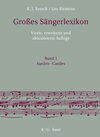 Buchcover Großes Sängerlexikon
