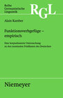 Buchcover Funktionsverbgefüge - empirisch