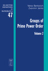 Buchcover Yakov Berkovich; Zvonimir Janko: Groups of Prime Power Order / Yakov Berkovich; Zvonimir Janko: Groups of Prime Power Or