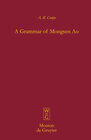 Buchcover A Grammar of Mongsen Ao