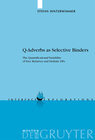 Buchcover Q-Adverbs as Selective Binders