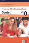 Buchcover Training Abschlussprüfung Deutsch. Realschule