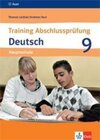 Buchcover Training Abschlussprüfung Deutsch. Hauptschule