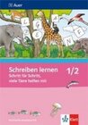 Buchcover Schreiben lernen Schritt für Schritt, viele Tiere helfen mit