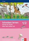 Buchcover Schreiben lernen Schritt für Schritt, viele Tiere helfen mit