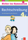 Buchcover Klett Sicher ins Gymnasium Rechtschreibung 4. Klasse