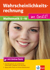 Buchcover Klett Wahrscheinlichkeitsrechnung im Griff Mathematik Klasse 5 - 10
