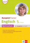 Buchcover Klett KomplettTrainer Gymnasium Englisch 5. Klasse