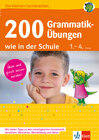 Buchcover Klett 200 Grammatik-Übungen wie in der Schule