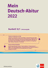 Buchcover Mein Deutsch-Abitur 2022. Ausgabe Niedersachsen