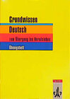 Buchcover Grundwissen Deutsch / Grundwissen Deutsch