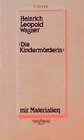 Buchcover Die Kindermörderin, mit der Schlussszene in der Bearbeitung von Peter Hacks