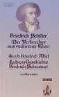 Buchcover Der Verbrecher aus verlorener Ehre. - Abel, Jacob F: Lebens-Geschichte Fridrich Schwans