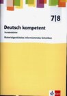 Buchcover Deutsch kompetent. Materialgestütztes informierendes Schreiben