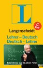 Buchcover Langenscheidt Lehrer-Deutsch/Deutsch-Lehrer