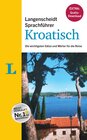 Buchcover Langenscheidt Sprachführer Kroatisch - Buch inklusive E-Book zum Thema „Essen & Trinken“